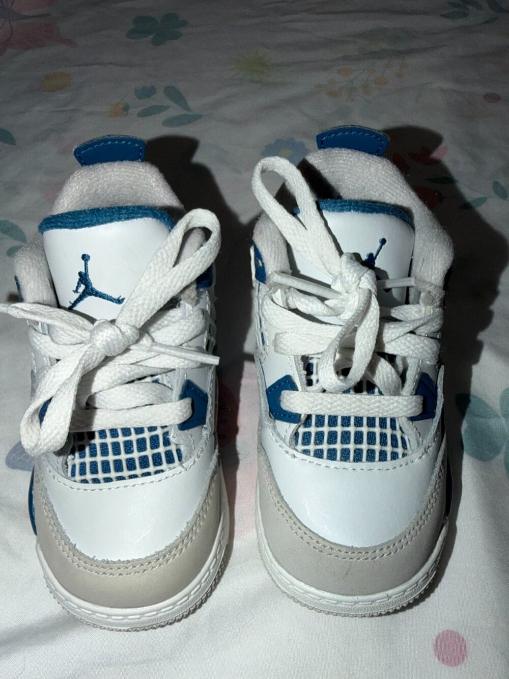 Toddler Nike Air Jordan 4 Retro "Military Blue" sneakers